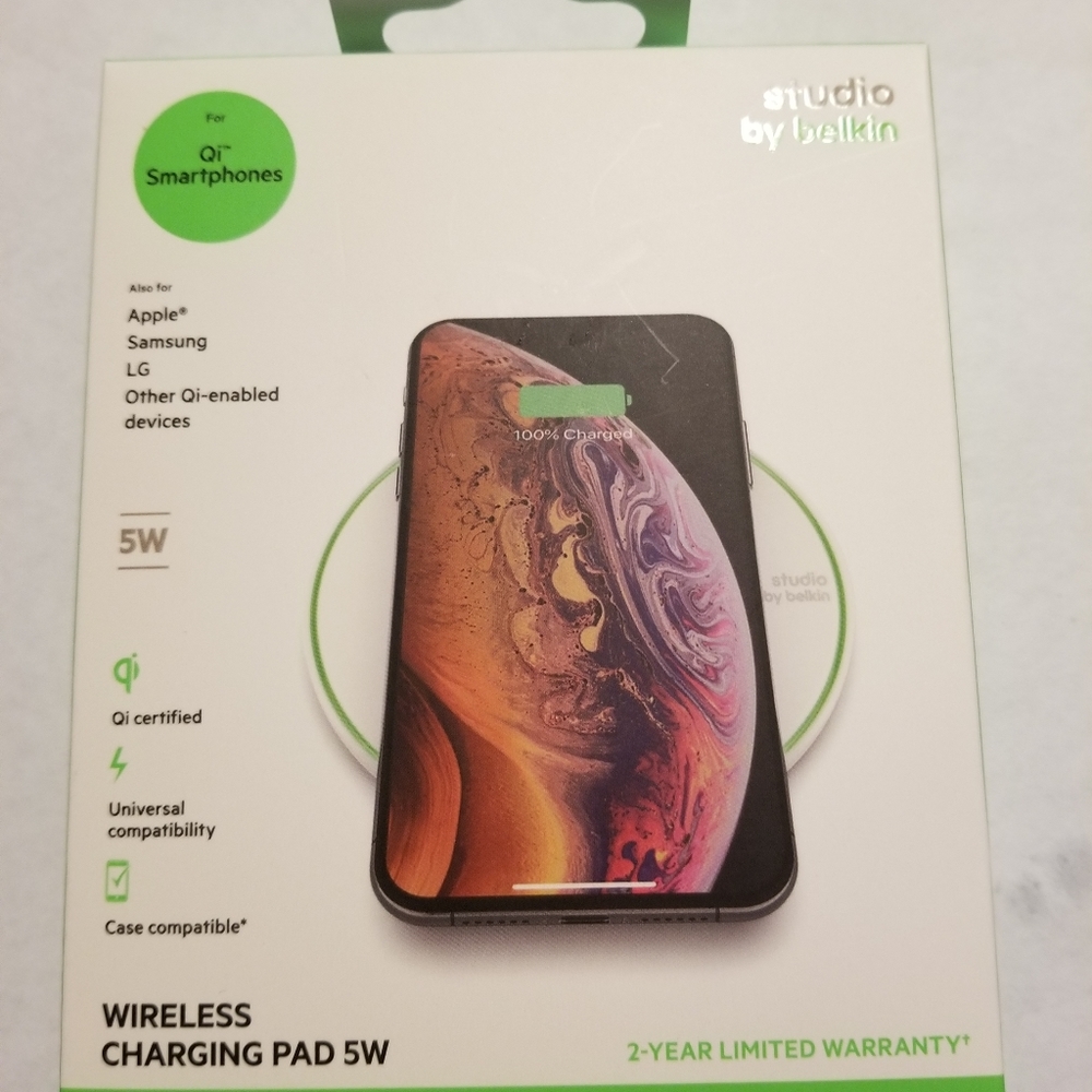 Brand new Belkin 5w wireless charging pad